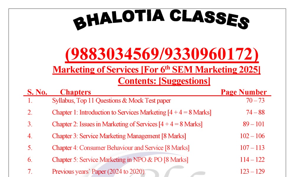 Bhalotia Classes